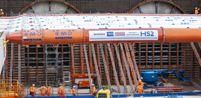 Hydraulic frame at the West Ruislip portal construction site 820x400 (1)
